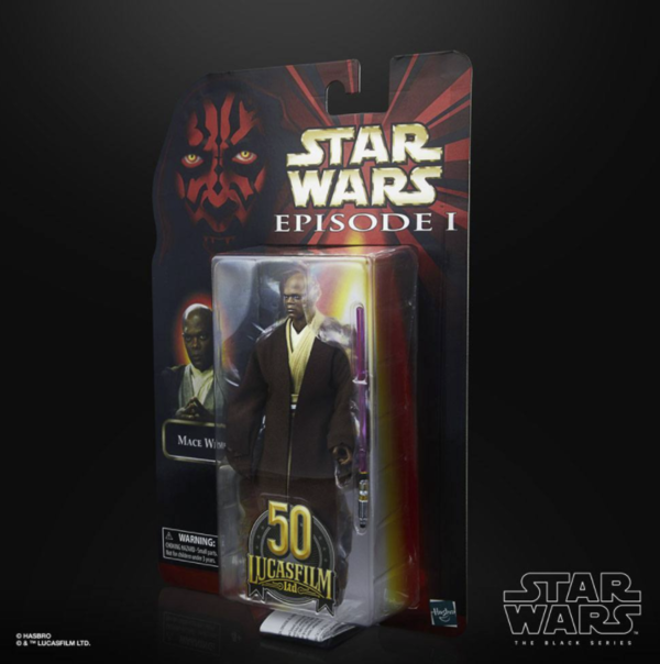 Star Wars Episode I Black Series Lucasfilm 50th Anniversary Actionfigur 2021 Mace Windu 15 cm