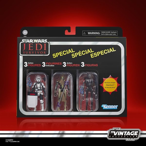 Star Wars Jedi: Survivor Vintage Collection Gaming Greats 3er-Pack Special 10cm - erscheint 12.05.23