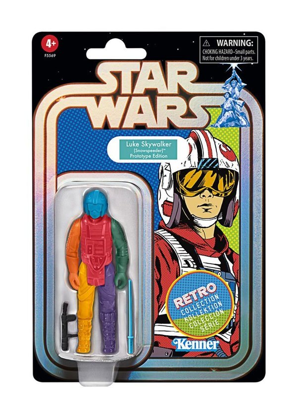Star Wars Retro Collection Luke Skywalker (Snowspeeder) Prototype Edition 10 cm